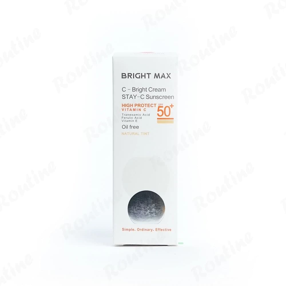 کرم ضد آفتاب SPF 50 ویتامین سی بژ طبیعی برایت مکس — تصویر 3