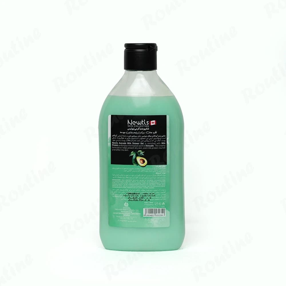 شامپو بدن کرمی نیوتیس مدل Avacado حجم 400 میلی لیتر — تصویر 2