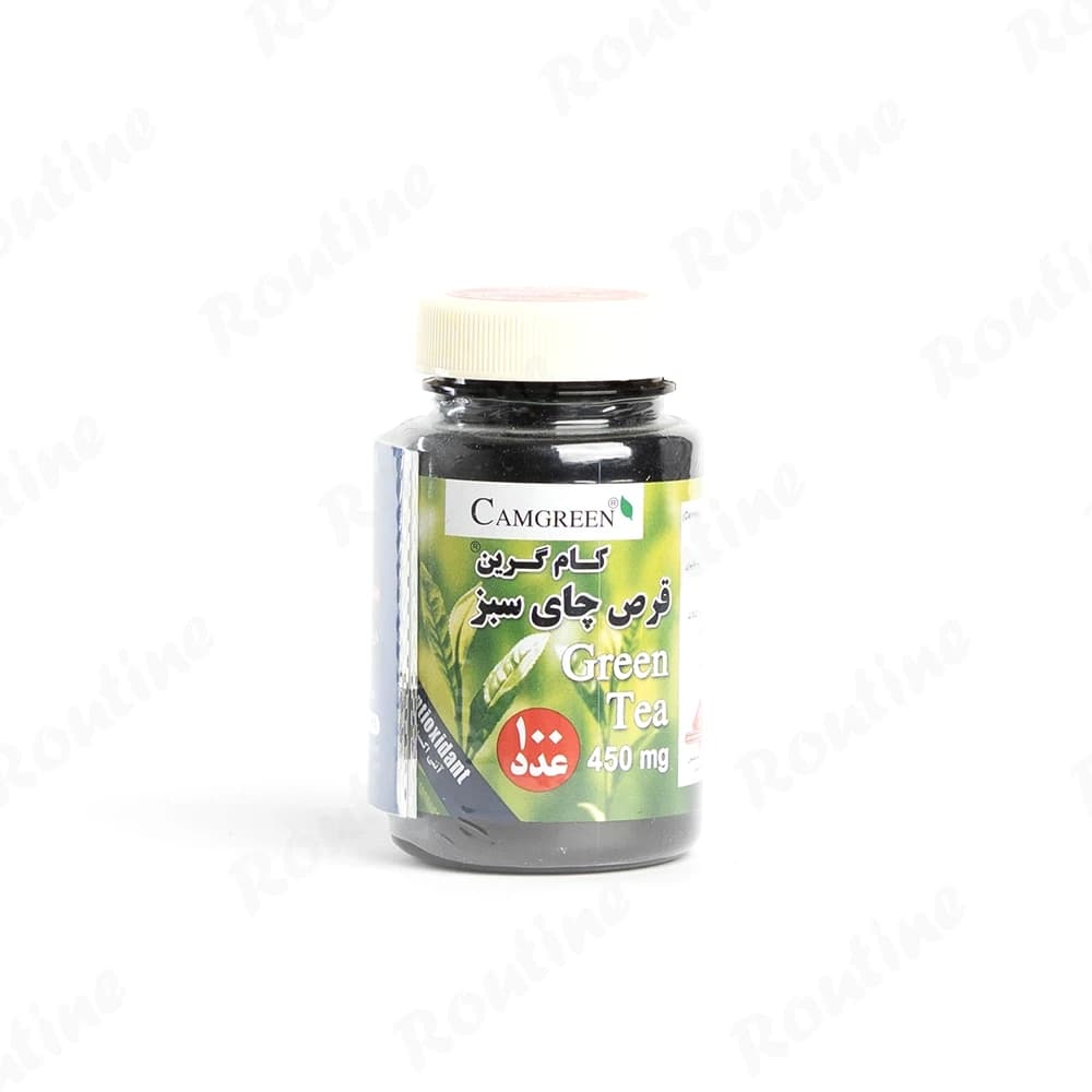 قرص گیاهی چای سبز کام‌گرین گياه اسانس 100 عدد، تصویر 1