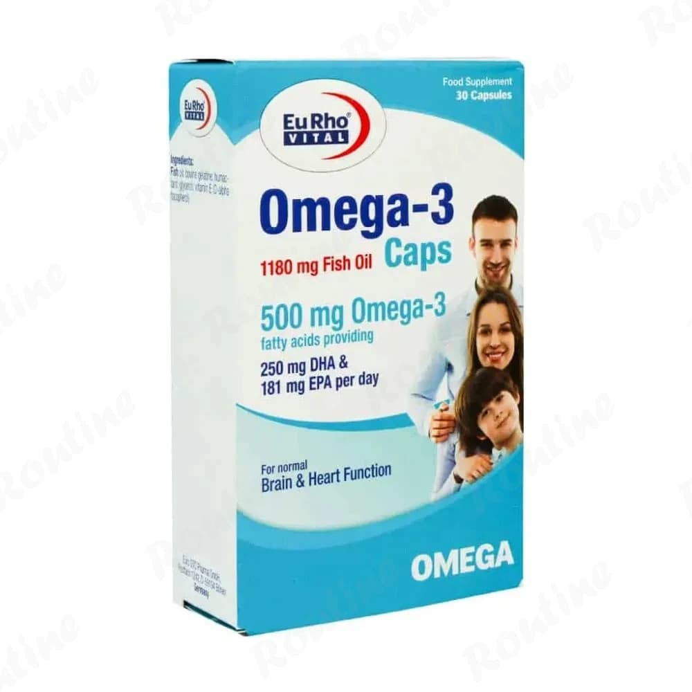 کپسول نرم امگا 3 یوروویتال 30 عدد