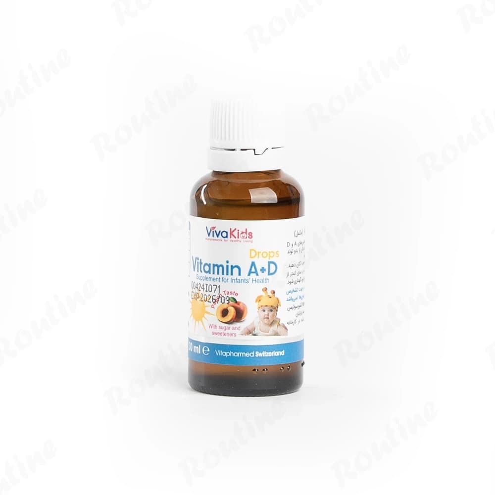 قطره ویتامین A+D ویواکیدز 30 میلی‌لیتر، تصویر 1