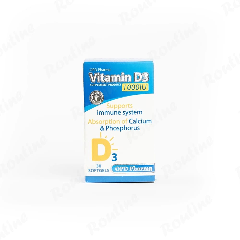 قرص ویتامین D3 OPD 1000 واحدی 30 عدد، تصویر 1