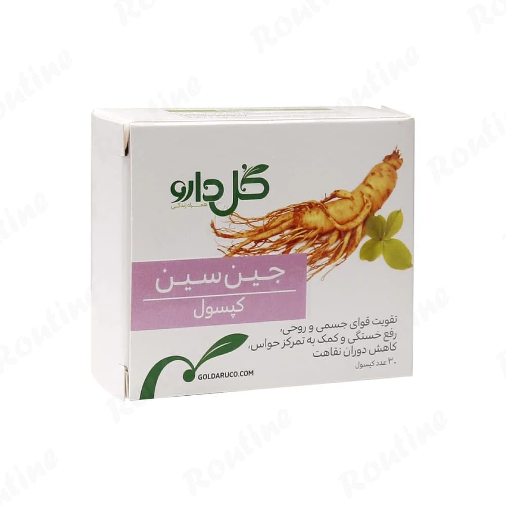 کپسول جین‌سین گل دارو 30 عدد، تصویر 1
