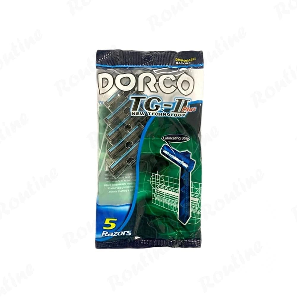 تیغ اصلاح دو لبه TG2 Plus دورکو 5 عددی
