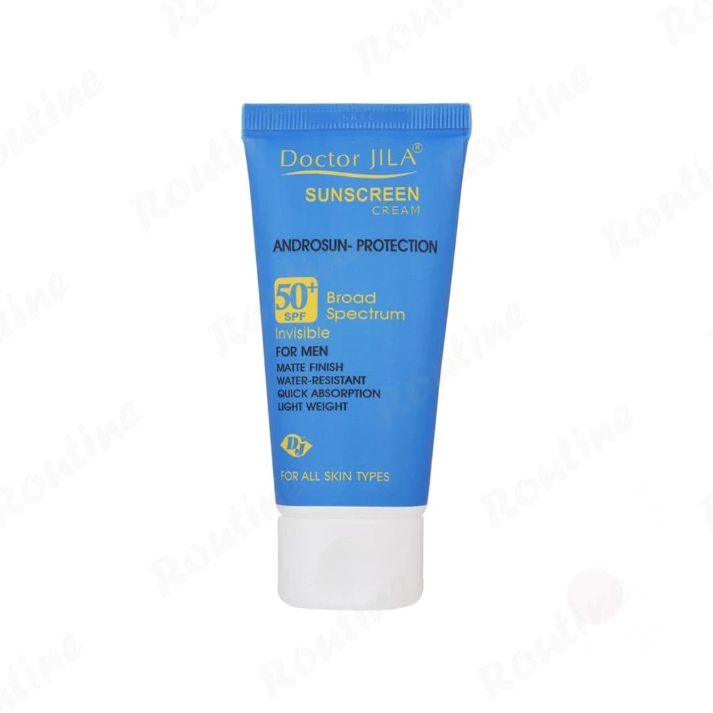 کرم ضد آفتاب آقایان بی‌رنگ SPF50 آندروسان دکتر ژیلا، تصویر 1