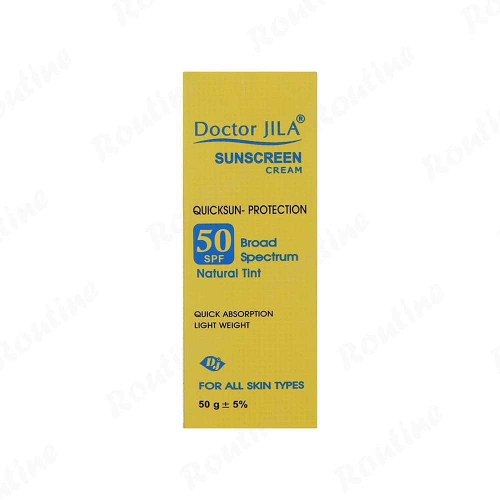 کرم ضد آفتاب رنگ طبیعی Quick Sun Protection دکتر ژیلا — تصویر 3