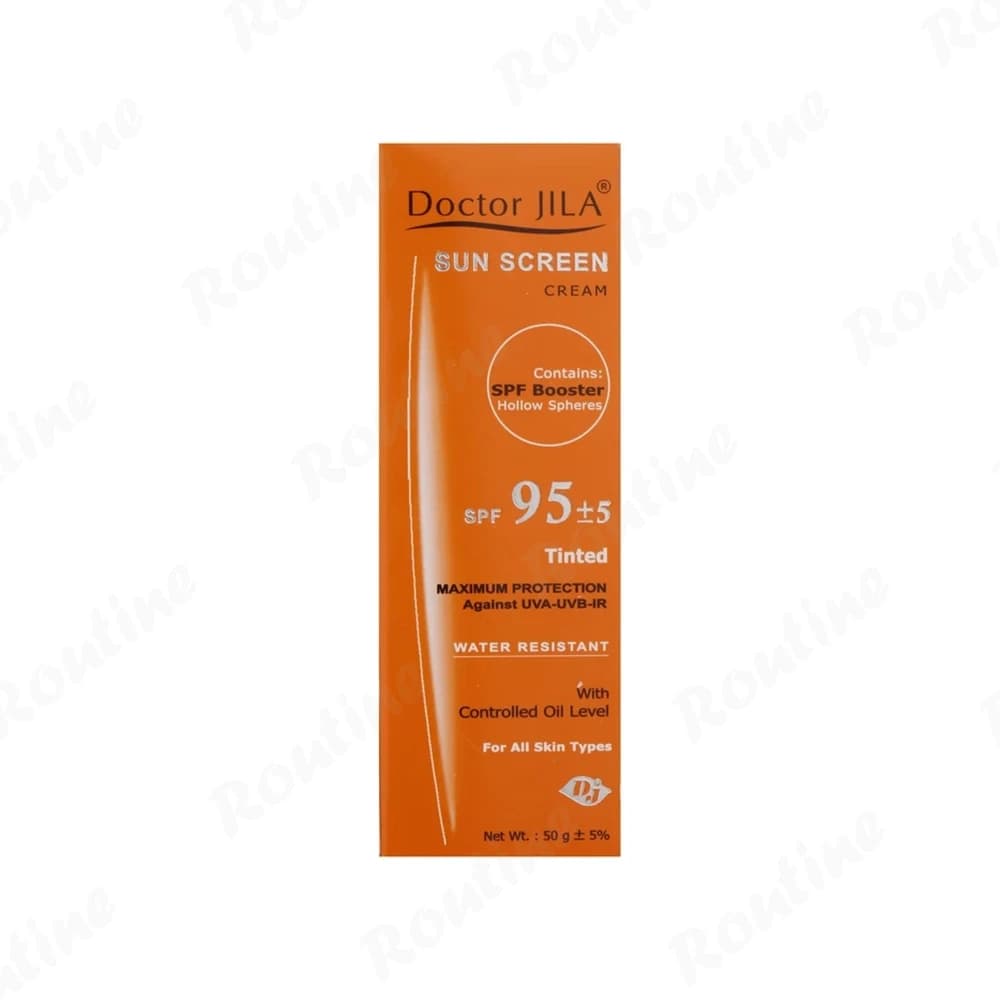 کرم ضد آفتاب رنگی SPF95 انواع پوست دکتر ژیلا — تصویر 3