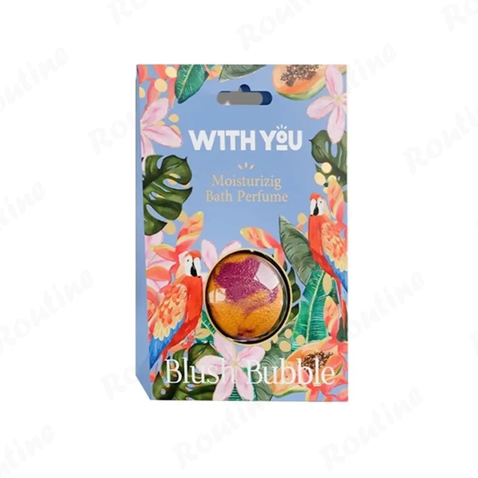 بمب حمام رطوبت‌رسان ویت‌یو مدل بلاش بابل (Blush Bubble)