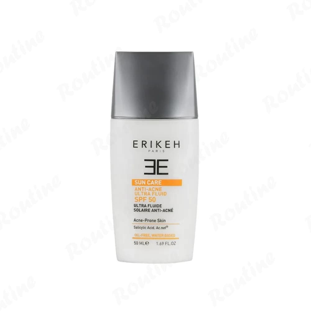 فلوئید ضد آفتاب ضد جوش بی رنگ SPF50 اریکه