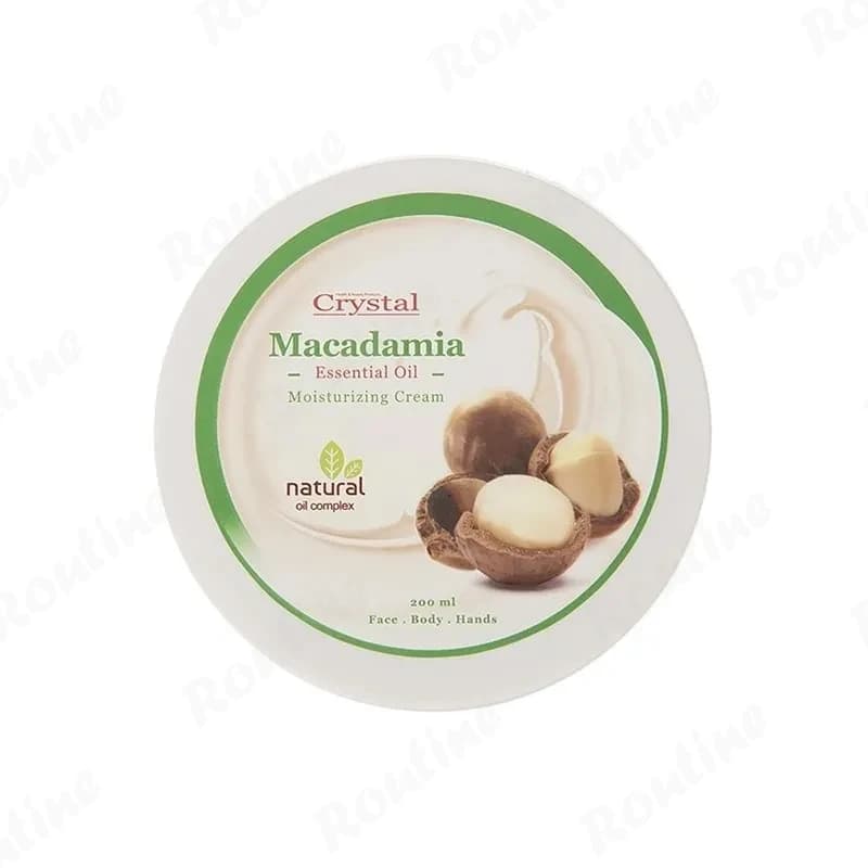 کرم مرطوب کننده حاوی روغن ماکادمیا کریستال 200 میلیلیتر